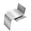 Aluminium Längsverbinder VH 40/ 110mm E6/EV1 Abzugsmaß 6 mm je Fensterbankseite - More 1