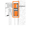 L&H Hinterfütterungsprofil f. Tvin 2.0 Design eckig, Schwarz ähnl. RAL 9005 mit Endkappen - More 1