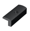 megawood-Randklammer schwarz 25 Stück/Paket (inkl. Torx 4x35mm) - More 1