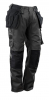 Mascot Unique Bundhose, Knie-u.Hängetaschen Gr. 58 17631-772-1809 dkl.anthrazit/schwarz Stoff 270g/m² - More 1