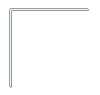 Winkelprofil weiss 50x50x3 Länge 6,00mtr - More 1