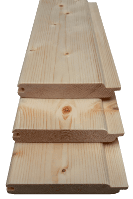 22,5x121mm Kombiprofil Fichte trocken