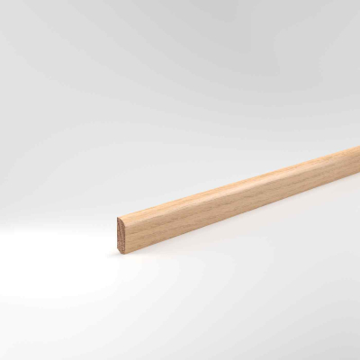 Massive Vorsatzleiste 6x22mm Eiche lackiert