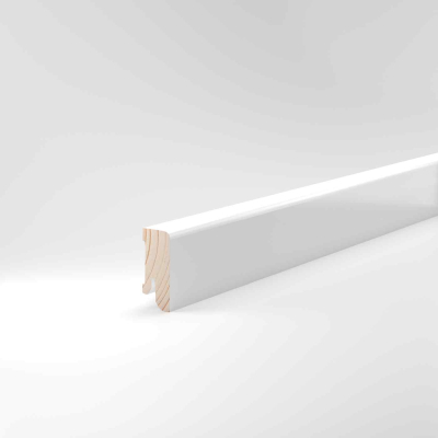Fußleiste 16x40mm Dekor deckend weiß