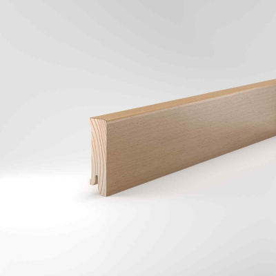 Fußleiste 16x60mm Buche lackiert