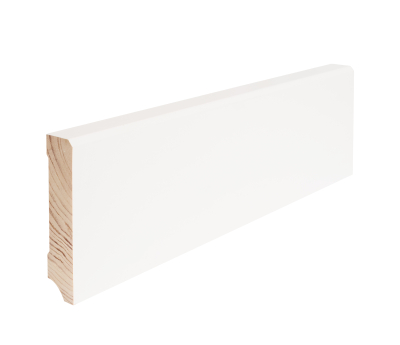 Fußleiste Weichholz 18x80mm eckig #613