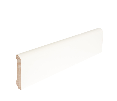 Fußleiste Weichholz 12x58mm abgerundet SB #605