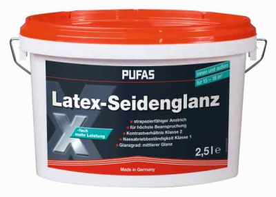 Pufas Seidenglanz-Latexfarbe 212/48 2,5 L