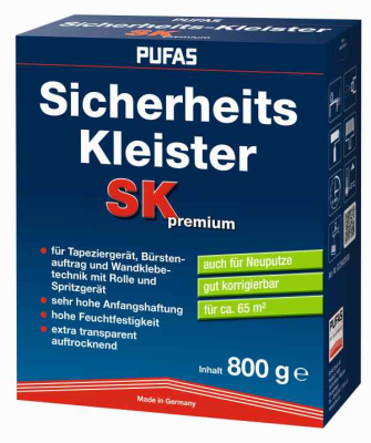 Pufas Sicherheits-Kleister SK 800g