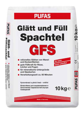 Pufas Glätt-u.Füllspachtel 10kg