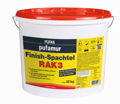 Pufamur Finish-Spachtel RAK 3  22kg
