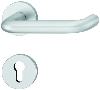 Rosettengarnitur FSB 121070 U-Form Aluminium F1 PZ
