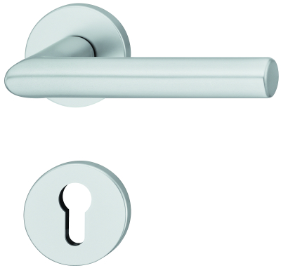 Rosettengarnitur FSB 121076 L-Form Aluminium F1 PZ