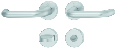 HOPPE Rosettengarnitur Paris Aluminium F1 SK-OL