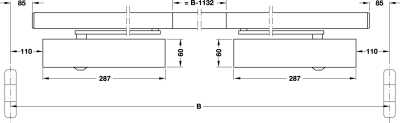 GEZE Obentürschließer TS 5000 R-ISM EN 2-6