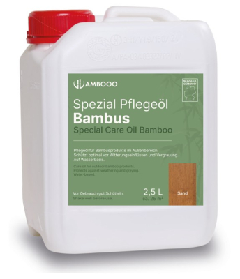 AMBOOO Bambus Pflegeöl Sand 2,5 ltr.