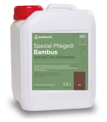 AMBOOO Bambus Pflegeöl Ipe 2,5 ltr.