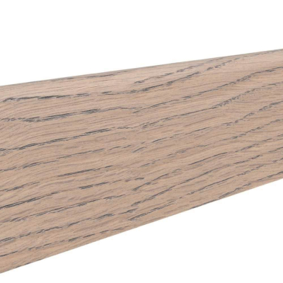 Sockellst.  Eiche tabakgrau furn.geölt19x58x2200mm
