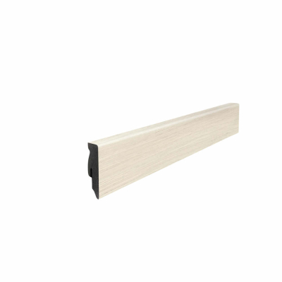 Stecksockelleiste 16x58mm Eiche Emilia weiß 2,2m