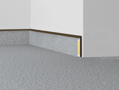 TS60 4019 / 1082 Braun Teppichkernsockelleiste