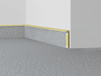 TS60 4254 / 1014 Hellbeige Teppichkernsockelleiste