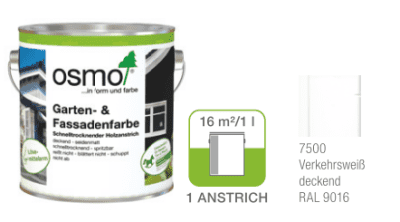 Osmo Inpex Deckfarbe 7500 (RAL9016)