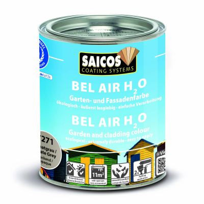 Saicos Bel Air H2O Achatgrau deckend 7271