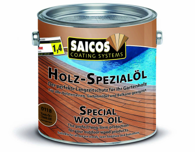 Saicos Holz-Spezialöl Teak-Öl transparent 0118