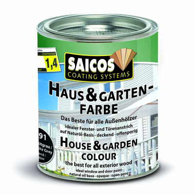 Saicos Haus-&amp; Garten-Farbe Anthrazitgrau deckend