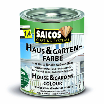 Saicos Haus-&amp; Garten-Farbe Seycellenblau deckend