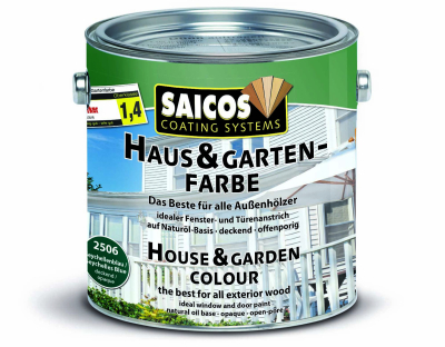 Saicos Haus-&amp; Garten-Farbe Seycellenblau deckend
