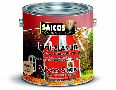 Saicos Holzlasur Wood Stain Sand transparent 0018