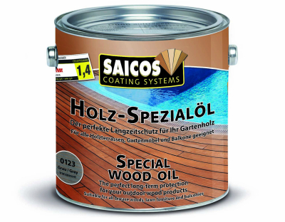 Saicos Holz-Spezialöl Grau transparent 0123