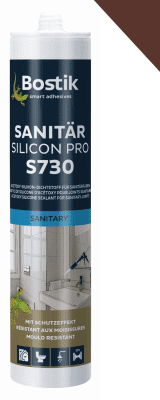 Bostik S730 Sanitär Silicon Pro braun
