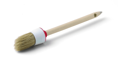 Ringpinsel 12er helle Borsten