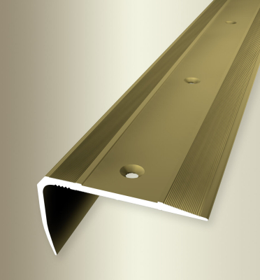 Küberit Treppenkantenprofil 53x28mm gold 500cm