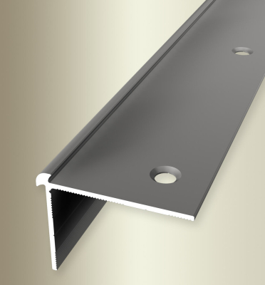 Küberit Treppenprofil gebohrt 40x30x3mm