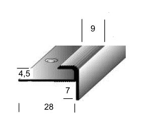 Auer Einschubprofil Nr. 17 4,5mm