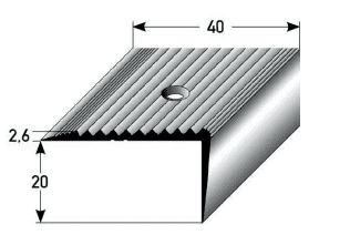 Auer Treppenkante Nr. 91 20x40mm
