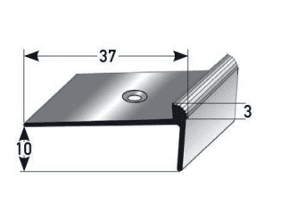 Auer Treppenkante Nr. 437 10x37x3mm