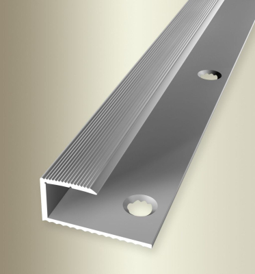 Küberit Einfassprofil Aluminium 212 gebohrt F4