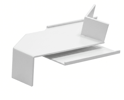 Aluminium Außenecke 90 Grad /50 RAL 9016