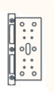 JELD-WEN Nachrüstset Schließblech SB9500.H28