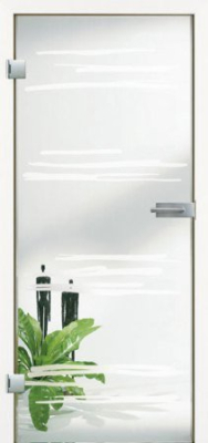 L&amp;H Glasdrehtür ESG Studio/Office DIN LI