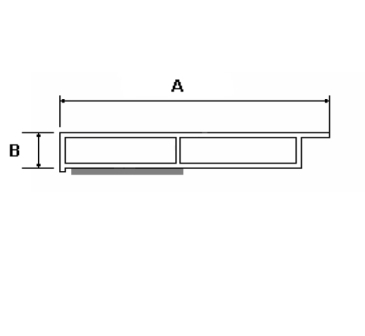 Abdeckleiste selbstklebend 30x15mm weiß