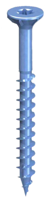 Reisser Flachkopfschrauben blau 3,0x30mm  PZ1