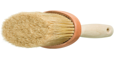 Fassaden-Streichbürste, oval, helle Borsten, in