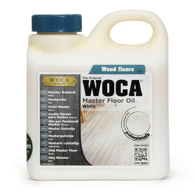 Woca Holz-Bodenöl 1 Ltr Gebinde weiß transparent