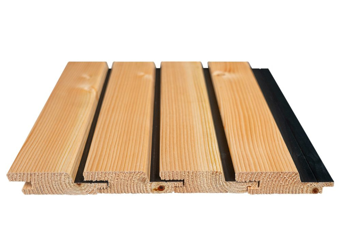 27x96mm BlackStripe nordam. Douglasie gem. VEH Top, rund-gehobelt, VPE=4 St. - Detail 1