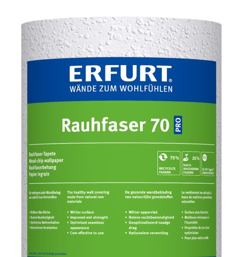 Tapete ERFURT-Rauhfaser 70/75 125,0/0,75m #PRO - Detail 1